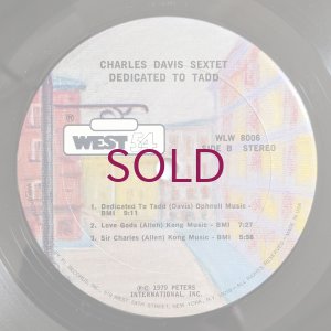 画像4: Charles Davis Sextet - Dedicated To Tadd