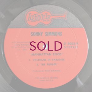 画像3: Sonny Simmons - Manhattan Egos