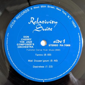 画像3: Don Cherry & The Jazz Composer's Orchestra - Relativity Suite