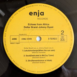 画像4: Dollar Brand / Johnny Dyani - Echoes From Africa