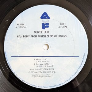 画像3: Oliver Lake / Ntu: Point From Which Creation Begins