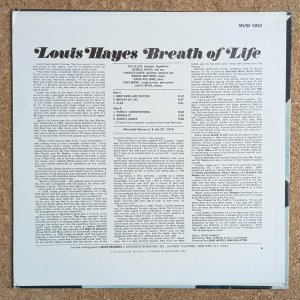 画像2: Louis Hayes - Breath Of Life