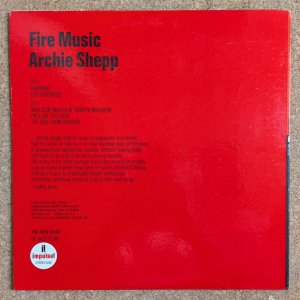 画像2: Archie Shepp - Fire Music