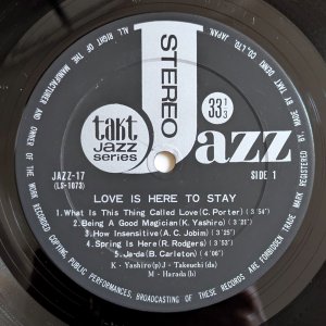 画像3: Kazuo Yashiro - Love Is Here To Stay