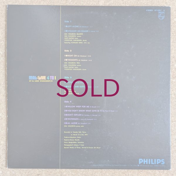 Mal Waldron - Live 4 To 1 - UNIVERSOUNDS