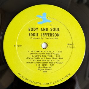 画像4: Eddie Jefferson - Body & Soul