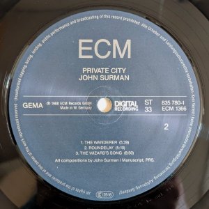 画像4: John Surman - Private City