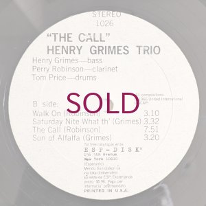 画像5: Henry Grimes Trio - The Call