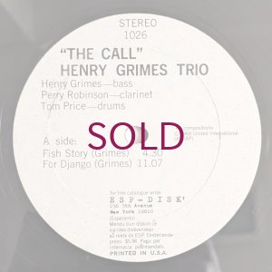 画像4: Henry Grimes Trio - The Call