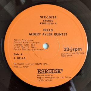 画像3: Albert Ayler - Bells