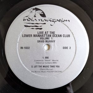 画像4: David Murray - Live At The Lower Manhattan Ocean Club Volume 1