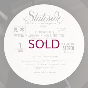 画像3: Richard Davis - Epistrophy & Now's The Time