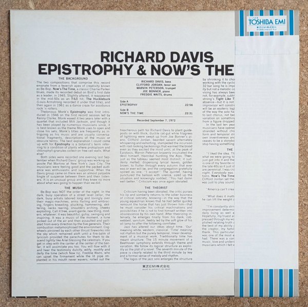 Richard Davis - Epistrophy & Now's The Time - UNIVERSOUNDS