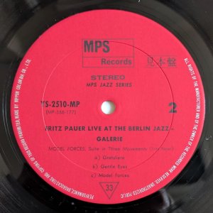 画像6: Fritz Pauer - Live At The Berlin Jazz Galerie