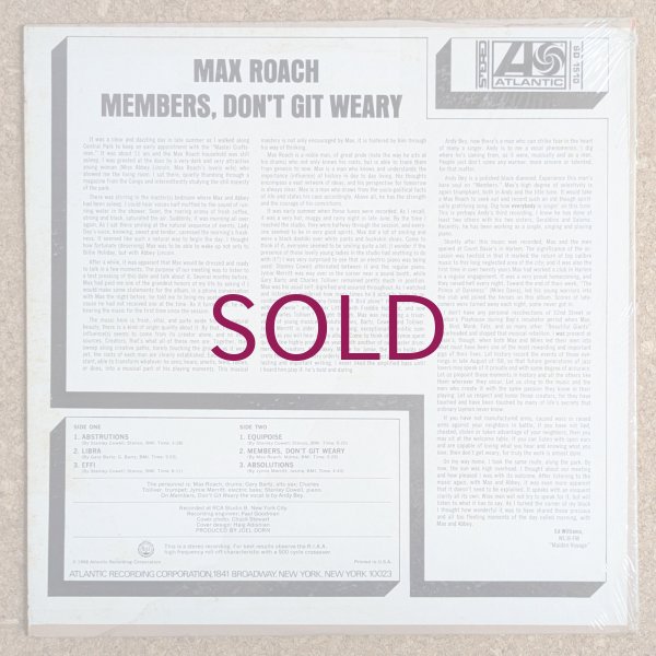 Max Roach - Members, Don't Git Weary - UNIVERSOUNDS