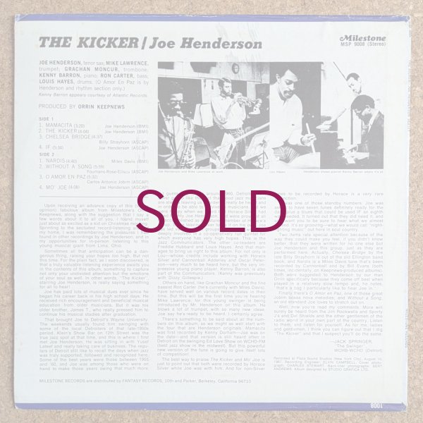 Joe Henderson Sextet - The Kicker - UNIVERSOUNDS