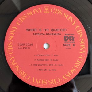 画像4: Tatsuya Nakamura - Where Is The Quarter?