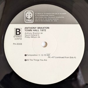画像6: Anthony Braxton - Town Hall 1972