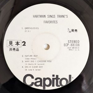 画像4: Johnny Hartman - Sings Trane's Favorites