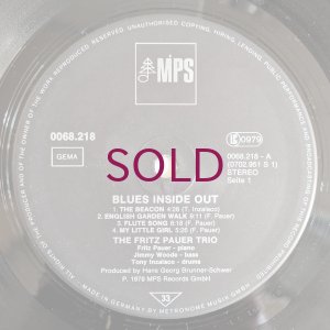 画像3: Fritz Pauer Trio - Blues Inside Out