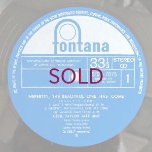 画像3: Cecil Taylor Jazz Unit - Nefertiti, The Beautiful One Has Come
