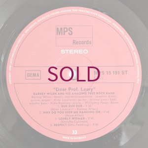 画像6: Barney Wilen & His Amazing Free Rock Band - Dear Prof. Leary