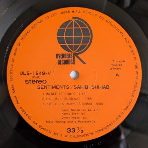 画像3: Sahib Shihab - Sentiments