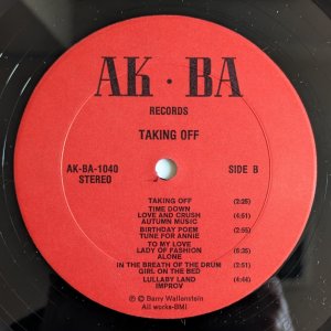 画像4: Barry Wallenstein - Taking Off 