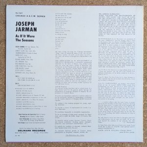 画像2: Joseph Jarman - As If It Were The Seasons