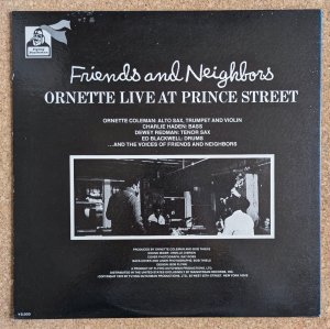 画像2: Ornette Coleman - Friends & Neighbors / Ornette Live At Prince Street