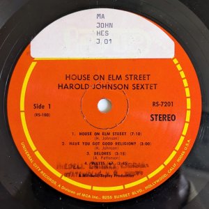 画像3: Harold Johnson Sextet + - House On Elm Street