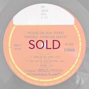 画像3: Harold Johnson Sextet + - House On Elm Street