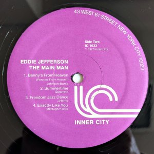 画像4: Eddie Jefferson - The Main Man