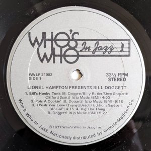 画像3: Bill Doggett - Lionel Hampton Presents Bill Doggett