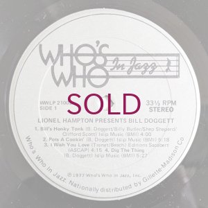 画像3: Bill Doggett - Lionel Hampton Presents Bill Doggett