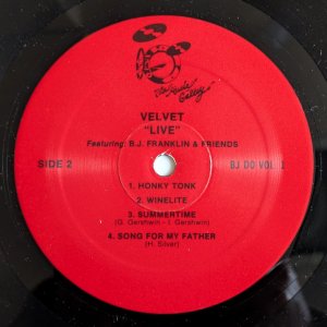 画像4: B.J. Franklin & Friends - Velvet / Live