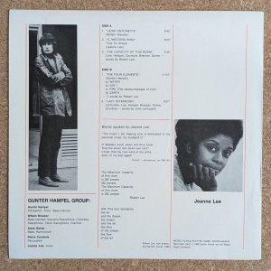 画像2: Gunter Hampel Group + Jeanne Lee