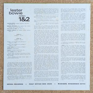 画像2: Lester Bowie - Numbers 1 & 2
