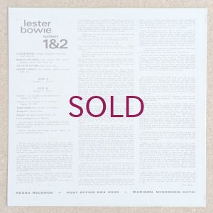 画像2: Lester Bowie - Numbers 1 & 2