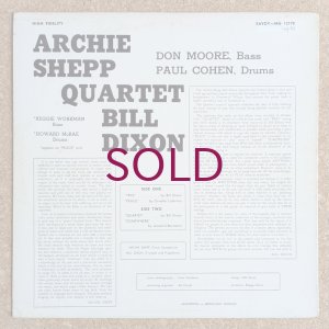 画像2: Bill Dixon / Archie Shepp Quartet