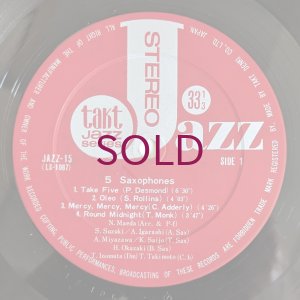 画像3: 5 Saxophones