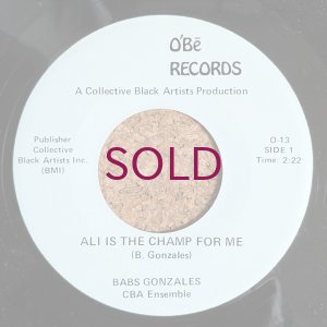 画像1: Babs Gozales with CBA Ensemble / Music Inc. with CBA Ensemble - Ali Is The Champ For Me / Abscretions