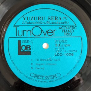 画像3: Yuzuru Sera Trio / Kenji Enatsu Trio - Turn Over