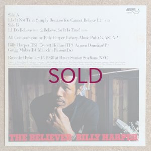 画像2: Billy Harper - The Believer