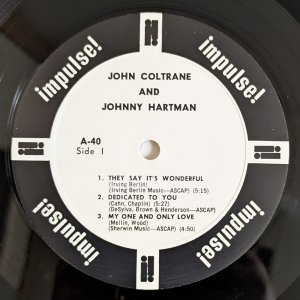 画像10: John Coltrane & Johnny Hartman