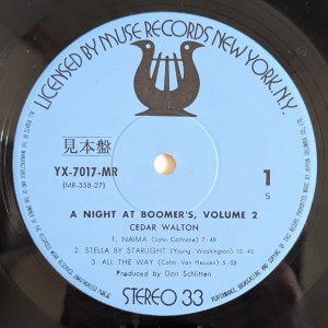 画像3: Cedar Walton Trio - A Night At Boomers, Vol.2