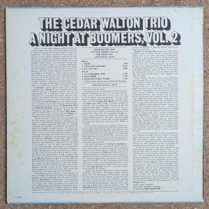 画像2: Cedar Walton Trio - A Night At Boomers, Vol.2