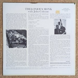 画像2: Thelonious Monk with John Coltrane