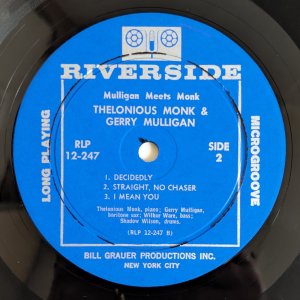 画像9: Thelonious Monk / Gerry Mulligan - Mulligan Meets Monk