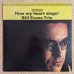 画像1: Bill Evans Trio - How My Heart Sings (1)